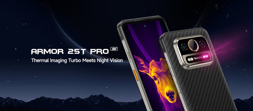 Ulefone stellt das Armor 25T Pro vor: Ein robustes 5G-Smartphone mit marktführender Wärmebildtechnik und Nachtsichtfähigkeit